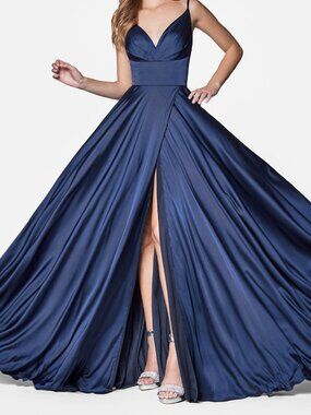 Cinderella Divine 7472 Dress - Navy - Size 14